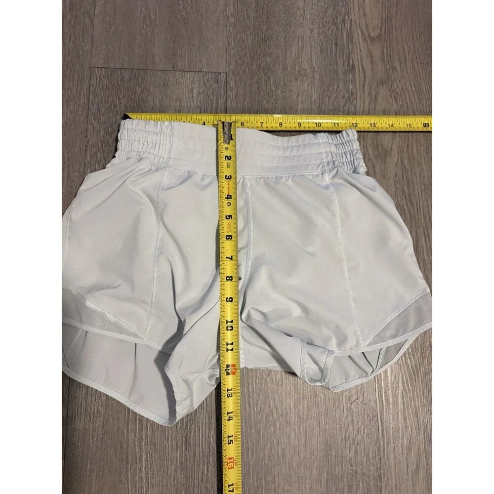 Lululemon Hotty Hot Shorts Women’s Size 6 Baby Blue Color 4inch inseam